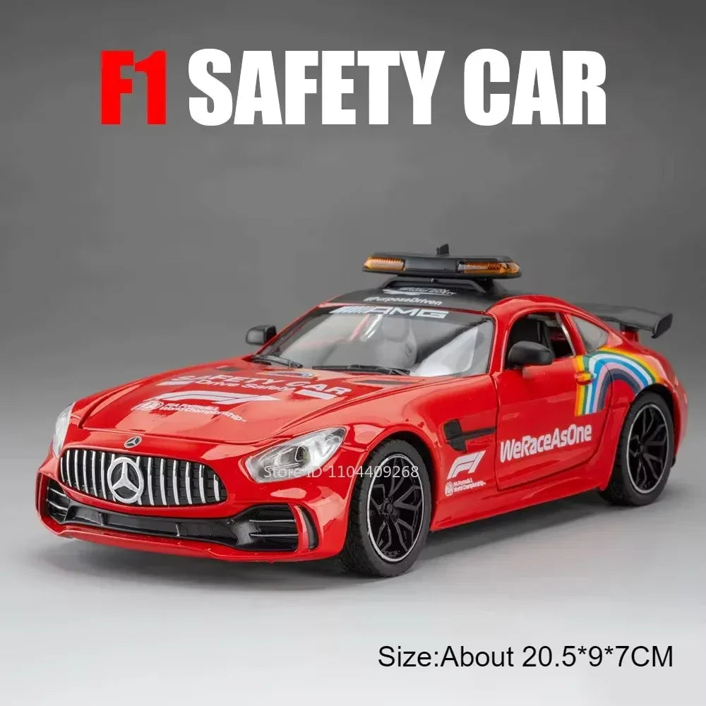 Scale Model Car 1 24 Diecast Safety Vehicle Doors Open - ToylandEU