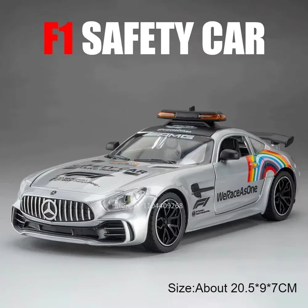 Scale Model Car 1 24 Diecast Safety Vehicle Doors Open - ToylandEU