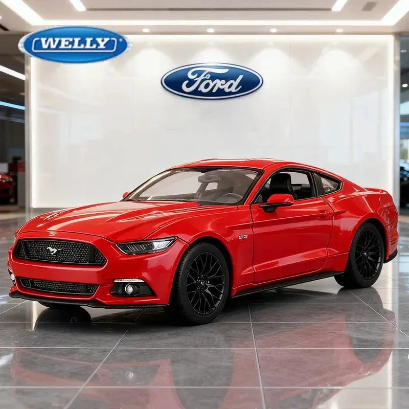 Scale OneToTwentyFour Ford Mustang GT Diecast Car High Detail Alloy - ToylandEU