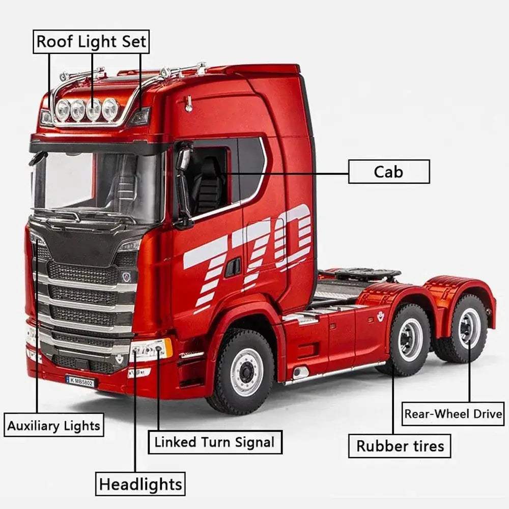 Scania Alloy RC Truck With Light Sound And Trailer - ToylandEU