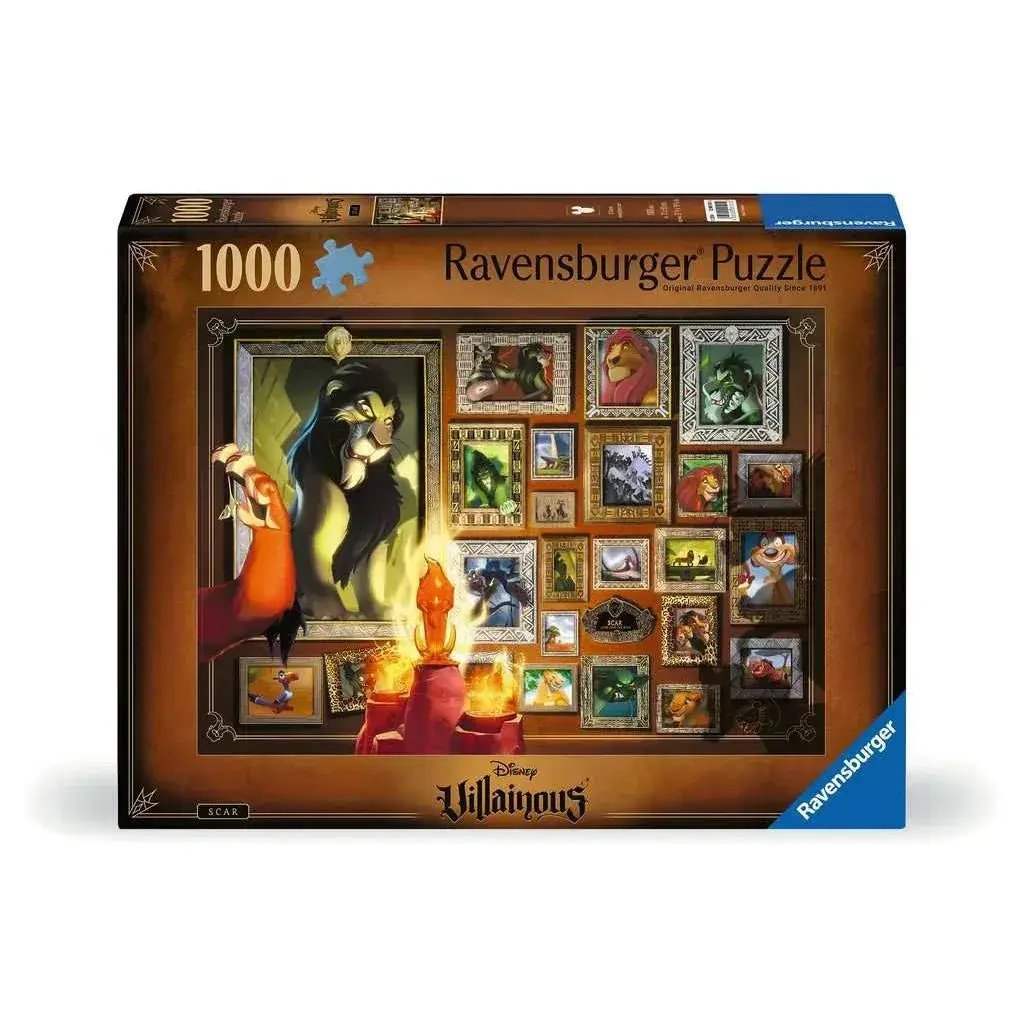 Scar "Disney Villainous" 1000 Piece Jigsaw Puzzle Ravensburger - ToylandEU
