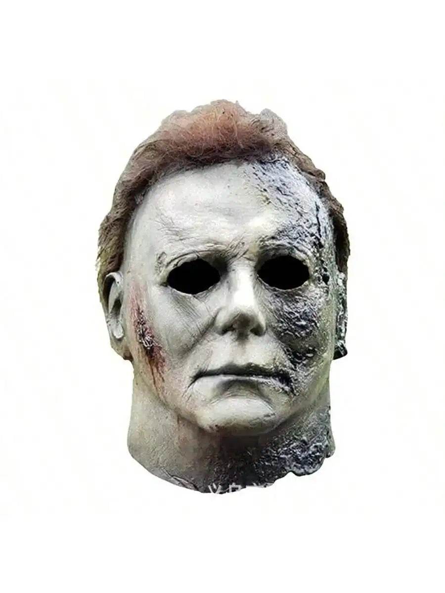 Scary Halloween Mask Michael Myers Fire Burn Scar Cosplay - ToylandEU