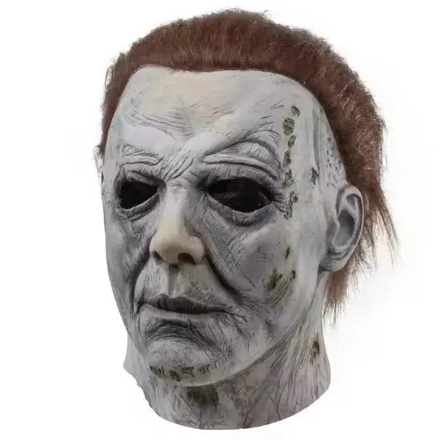 Scary Halloween Mask Michael Myers Fire Burn Scar Cosplay - ToylandEU