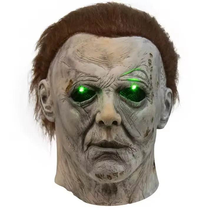 Scary Halloween Mask Michael Myers Fire Burn Scar Cosplay - ToylandEU