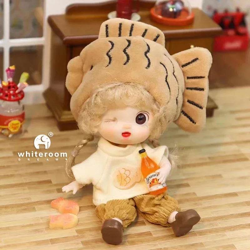 Ob11 Bjd Doll Boy Pig Face Piggy Ball-jointed Mini Doll Gift - ToylandEU