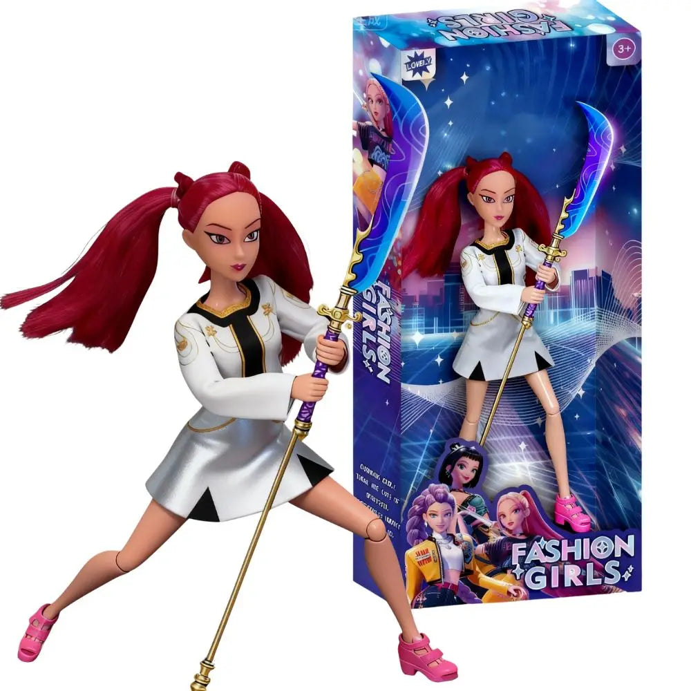 KPOP Dolls With Music Rumii Mira Zoe PVC Figures Collection