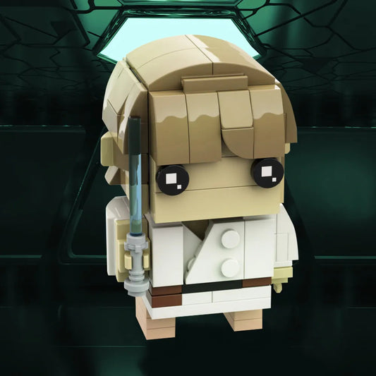 Lukes Skywalkered Brickheadz Building Block - Space Wars-themed Building Set - ToylandEU