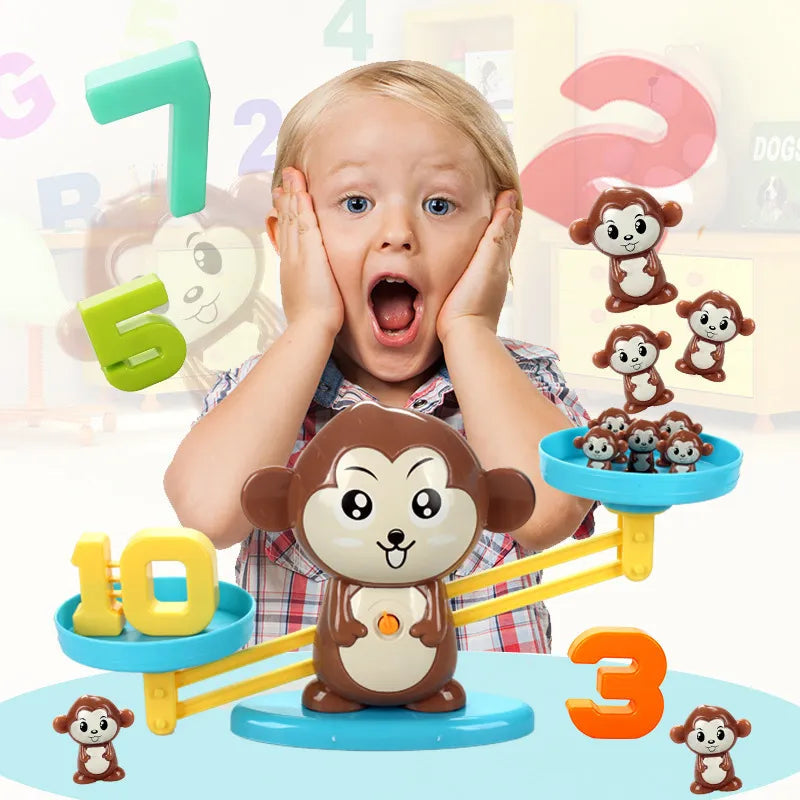 Smart Monkey Balance Scale - Educational Digital Math Toy for Kids

Output:
Smart Monkey Balance Scale - Interactive Math Learning Toy
