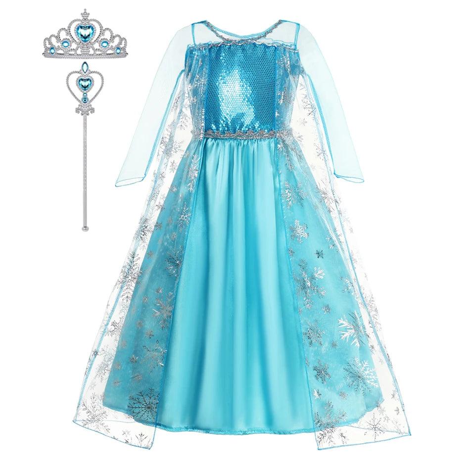 Girls Princess Costume | Elsa Inspired | Toylandeu™