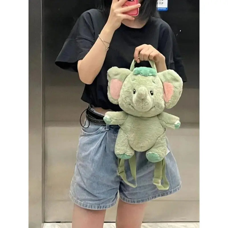 Adorable Plush Elephant Children's Backpack - ToylandEU