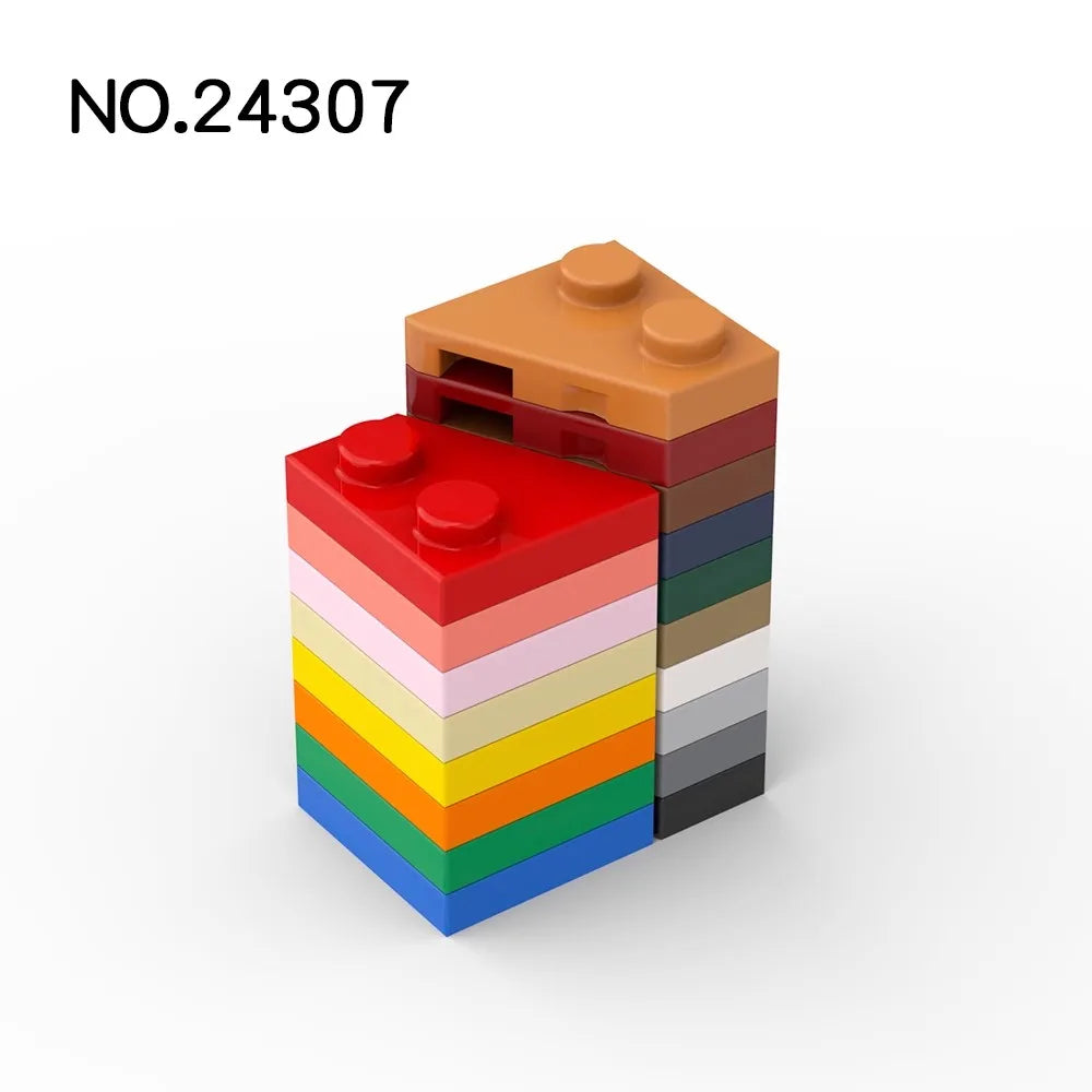 Building Block Plates | Plate 2X2 Wedge | Universal Bricks | Kids And Adults