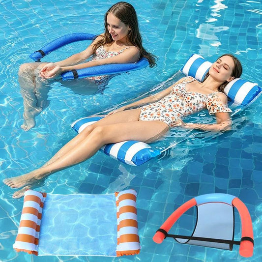 Inflatable Pool Hammock | Floating Water Mattress | One Size