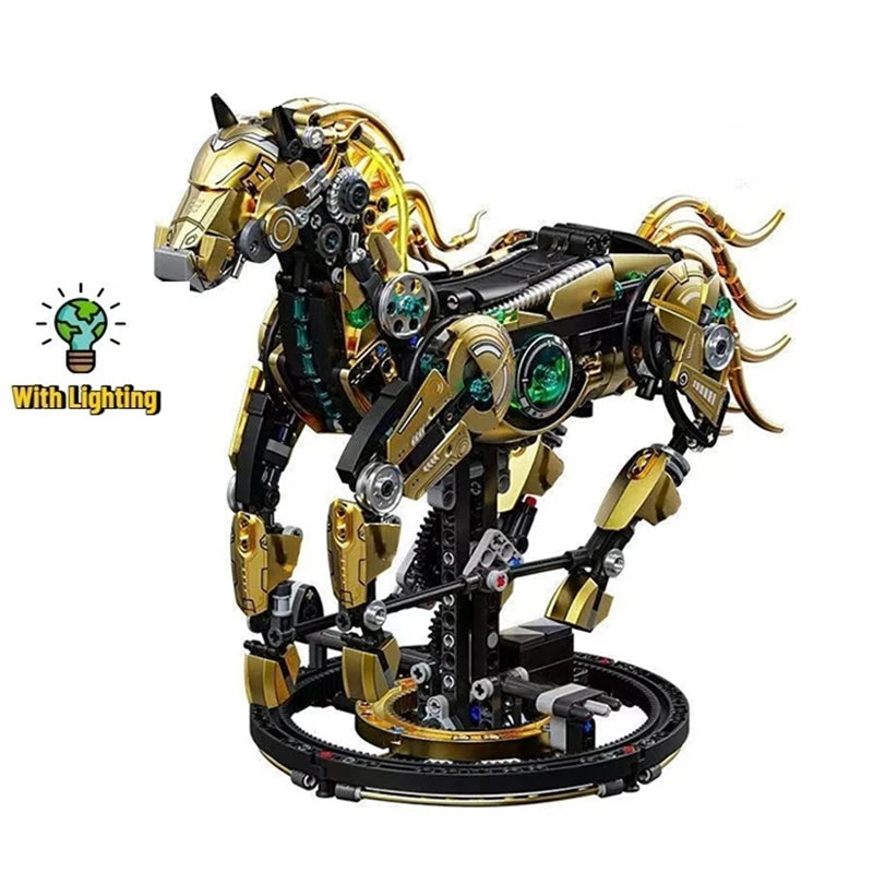 Building Blocks Set | Mechanical Dino MOC | Lego Compatible | 14+
