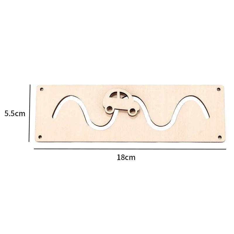 Busy Board Diy Material Accessories Montessori Teaching Aids Baby Early Education Learning Skill Toy Part Wooden Board Games - ToylandEU