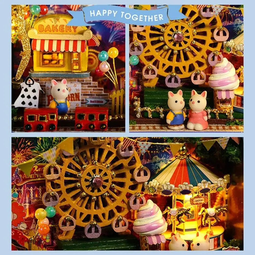 Dollhouse Kit | Wooden Box Theatre | 9 Styles DIY 3D Puzzle