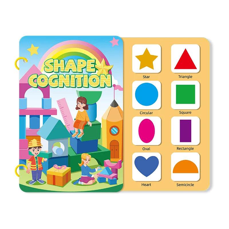 Children Early Education Quiet Busy Paste a Book Baby DIY Puzzle Sticker Montessori Toy Portable Educational Toy Sticker Book - ToylandEU