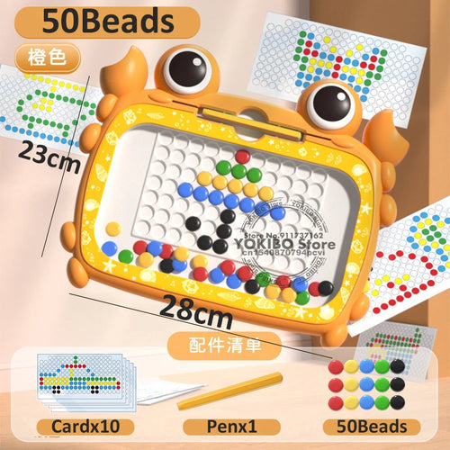 Magnetic Doodle Board for Kids with Pen Beads and Drawing Booklets ToylandEU.com Toyland EU