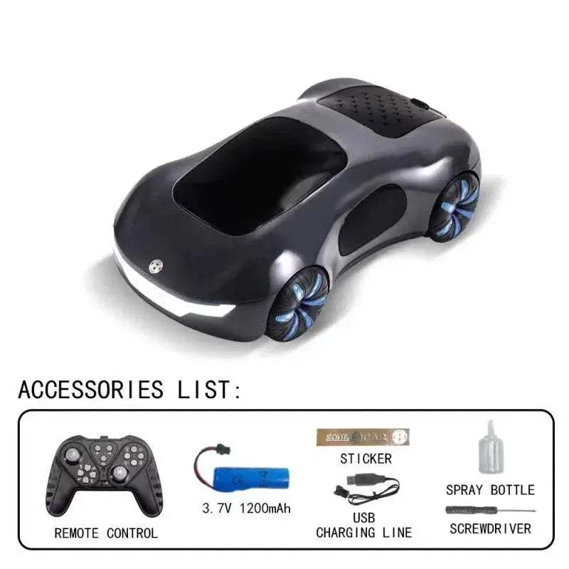 2.4G RC Car Gesture Sensor Light Spray 360 Rotation Stunt Drift - ToylandEU
