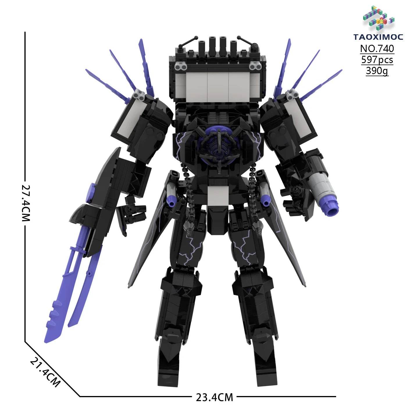 Skibidi Toilet Titan TV Man Speakerman Horror Game Doll Model - ToylandEU