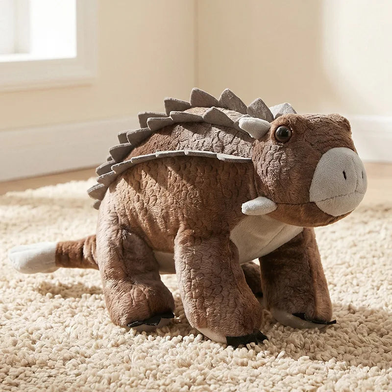 Kawaii Dinosaur Plush Toy Set for Home Decor and Gifting