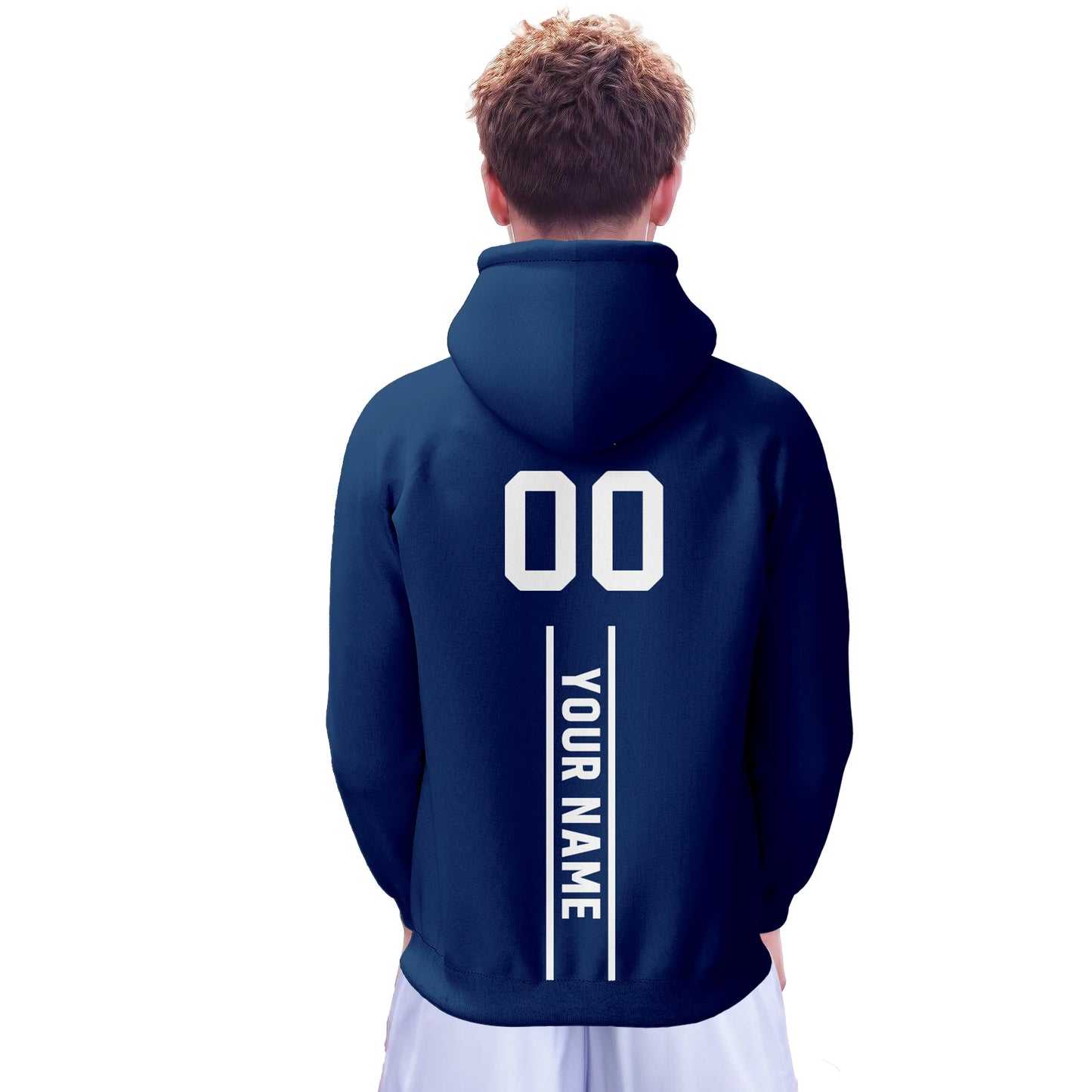 Personalized Indianapolis City Football Hoodie with Name & Number - 3D Printed Sweatshirt for Men, Women, and Youth