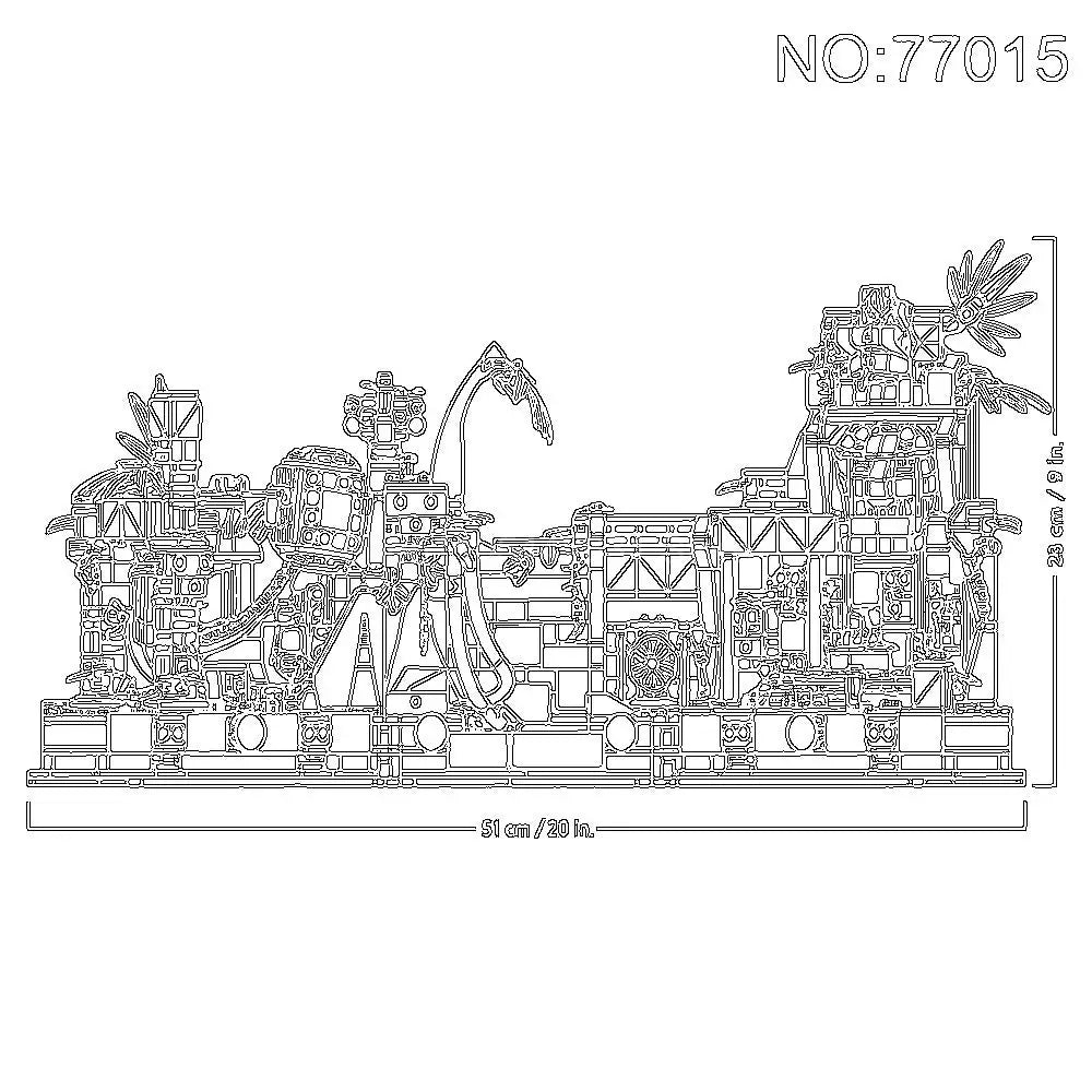 Building Blocks Set | Indiana Jones Temple | Figures Included | Ages 14 Plus