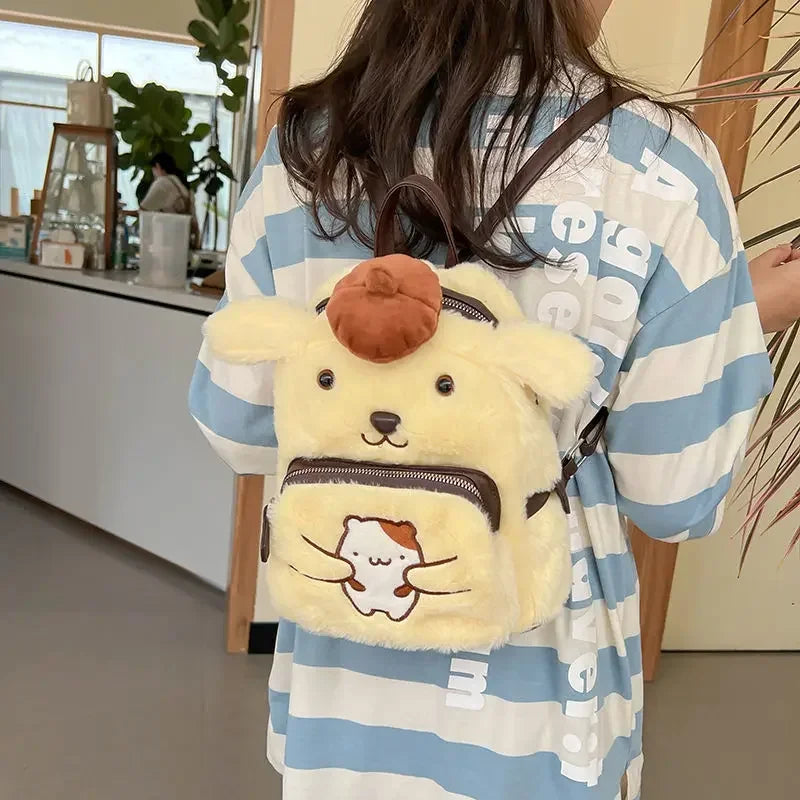 Kawaii Cinnamoroll Sanrio Plush Bag My Melody Anime Purin Dog Cute Bag - ToylandEU