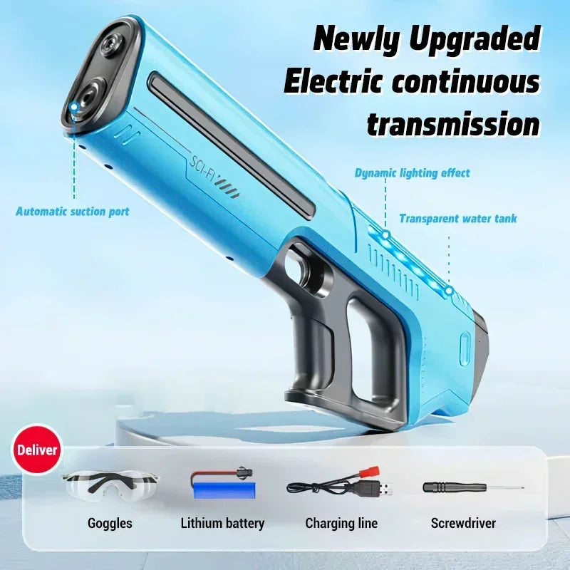 Electric Water Gun | 8-10m Range | Automatic Water Blaster