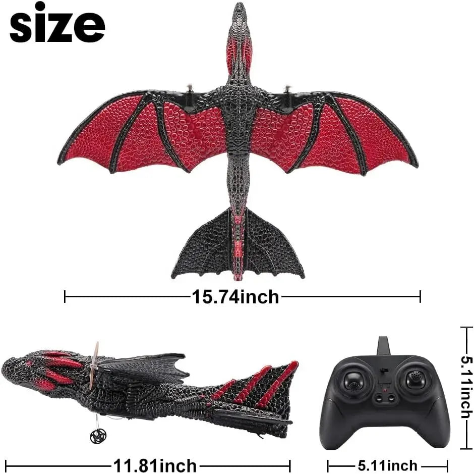 Z60 RC Dinosaur Plane EPP Anti-wear Foam RC Glider 2.4G 2CH Fixed - ToylandEU