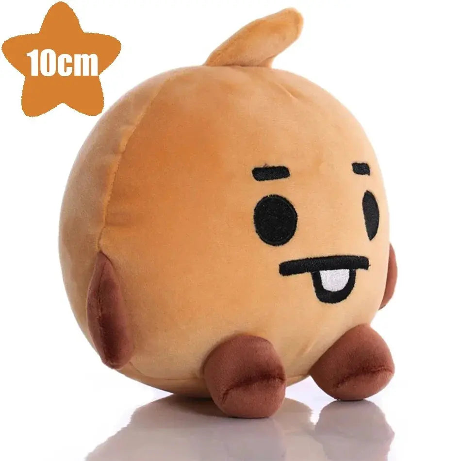 Plush Toy Tata Koay Shooky Mang Cooky Cartoon Animal Backpack Key Mobile Phone Pendant Office Relaxation Toys Friend Gift - ToylandEU