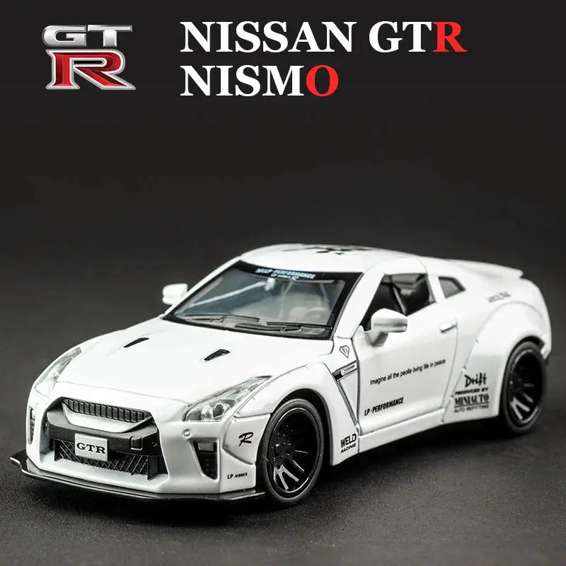 1:32 GTR GT-R R35 R34 Supercar Alloy Car Model Diecasts & Toy Vehicles Toy Cars Kid Toys For Children Gifts Boy Toy - ToylandEU