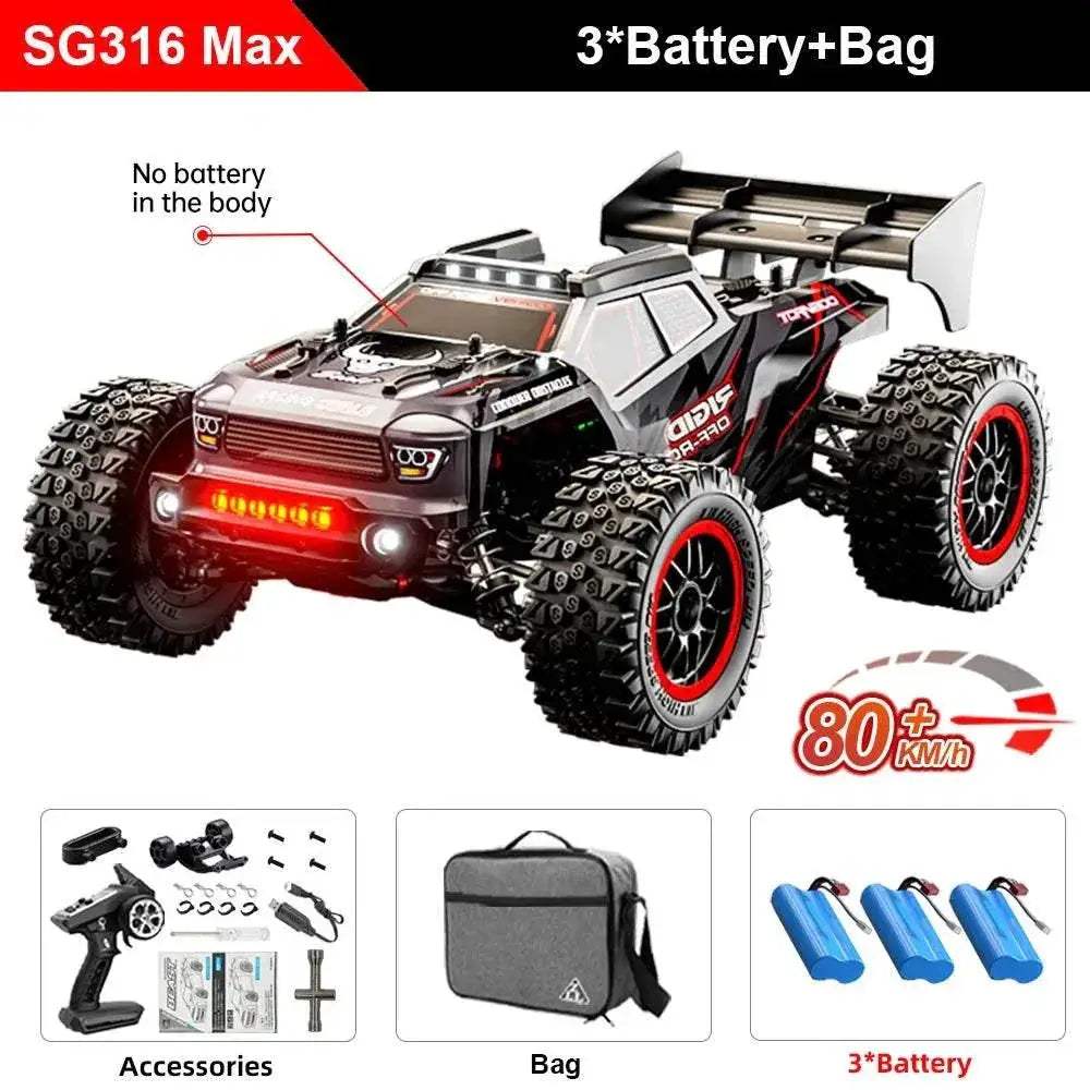 ZLL SG316 MAX 1:16 High Speed 80KM/H Brushless RC Car - ToylandEU