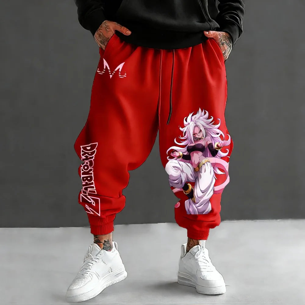 Joggers | Quick Dry Fabric | Dragon Ball Majin Android 21 3D Print | All Sizes