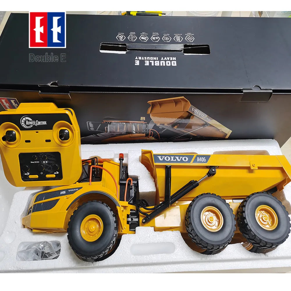 Large 1:20 Scale Volvo A40G RC Dumper Truck with Remote Control - ToylandEU