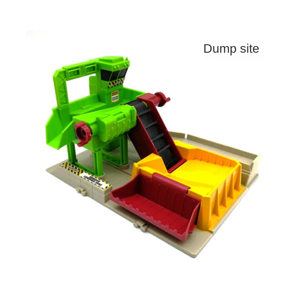 High Speed Train Set With Engineering Rails And Accessories