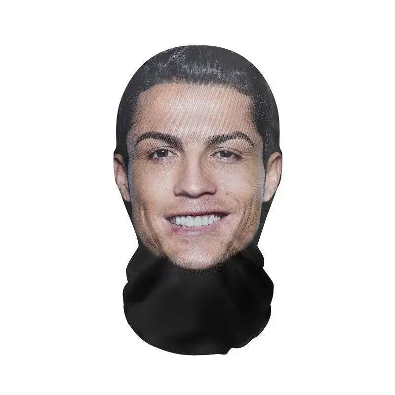 Cosplay Mask | 3D Printed Realistic Face | Stretch Mesh | One Size