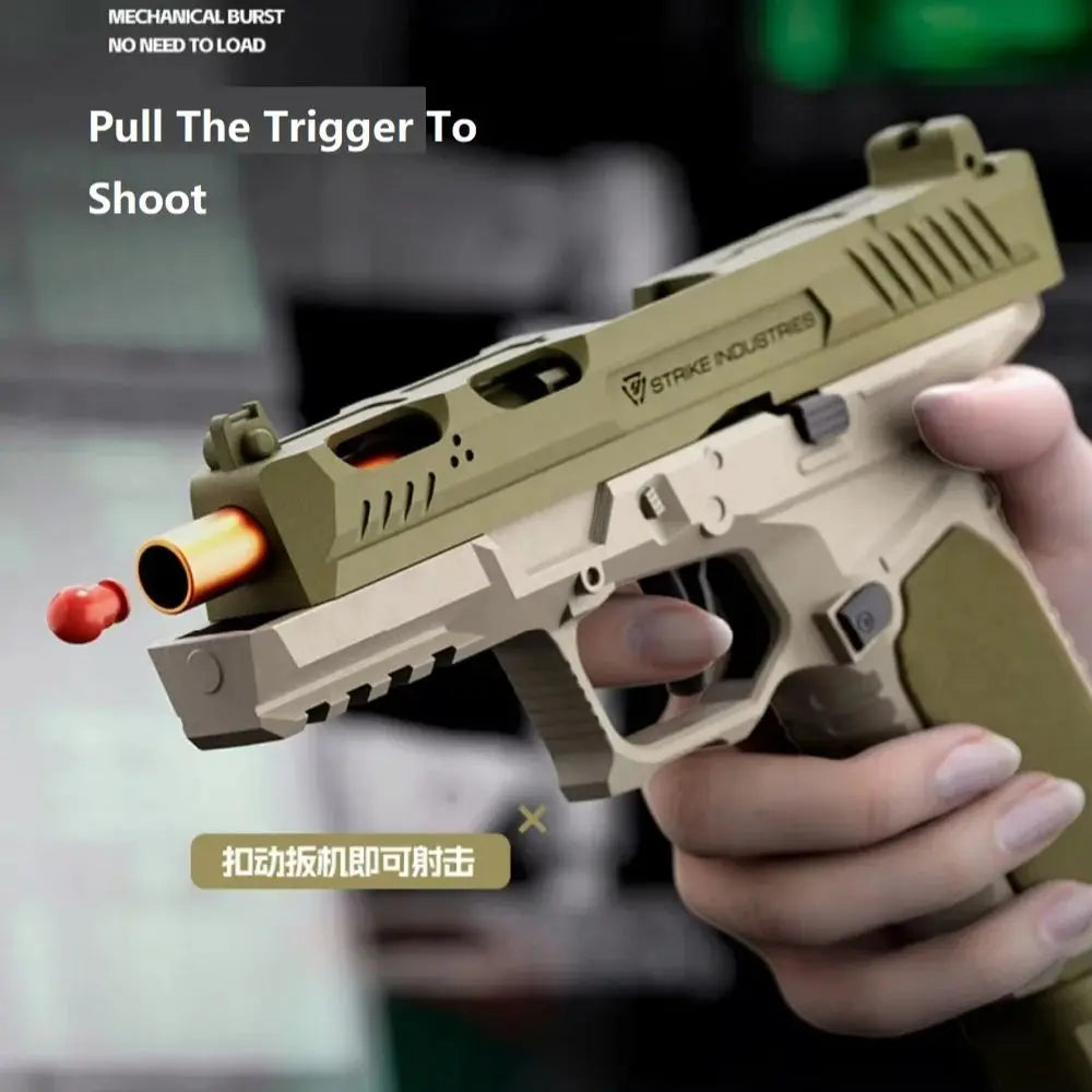 Toy Gun | Range 8-10m | Manual Firing | Plastic Construction