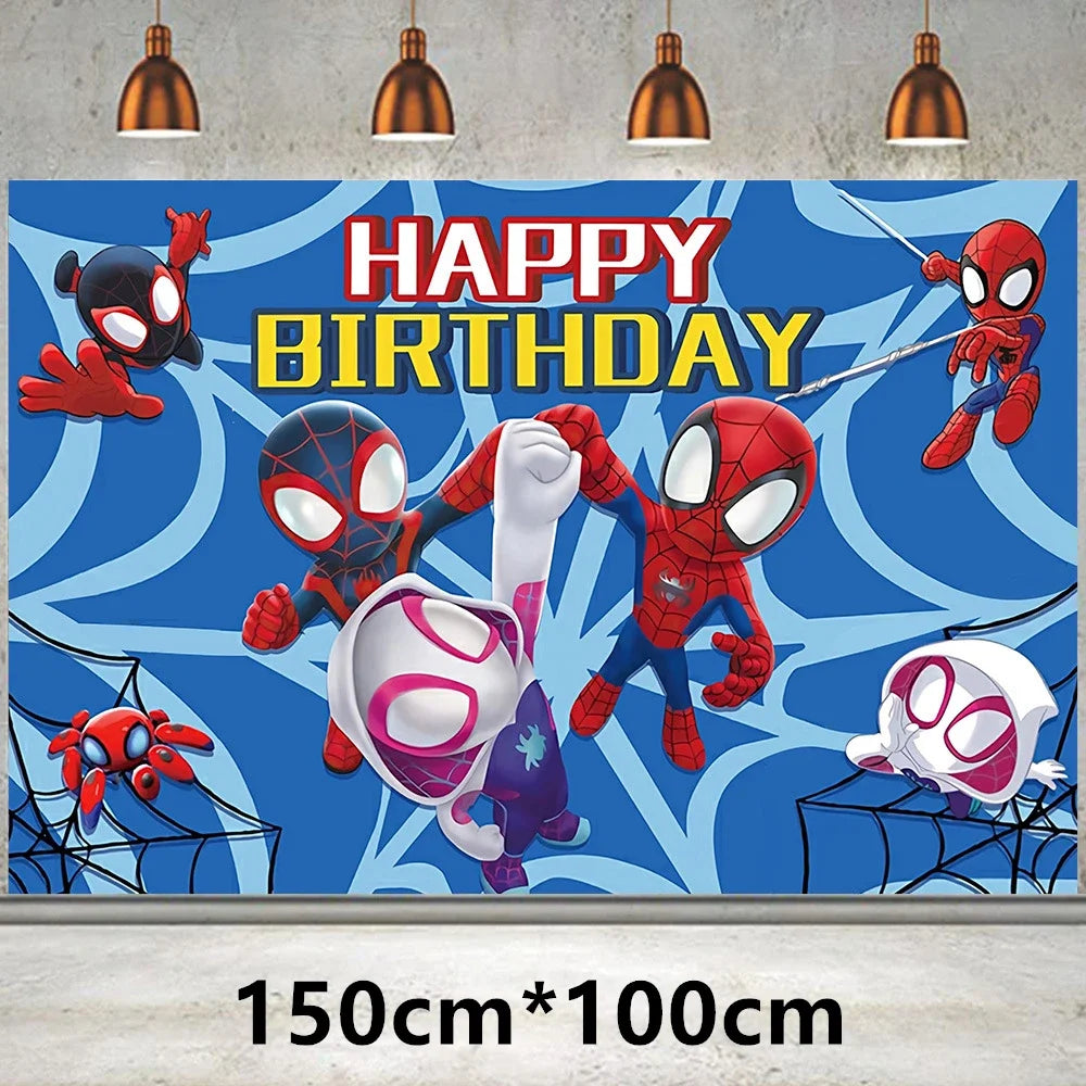 Balloon | Spider Web Friends Theme | Latex Balloon | 1Pc