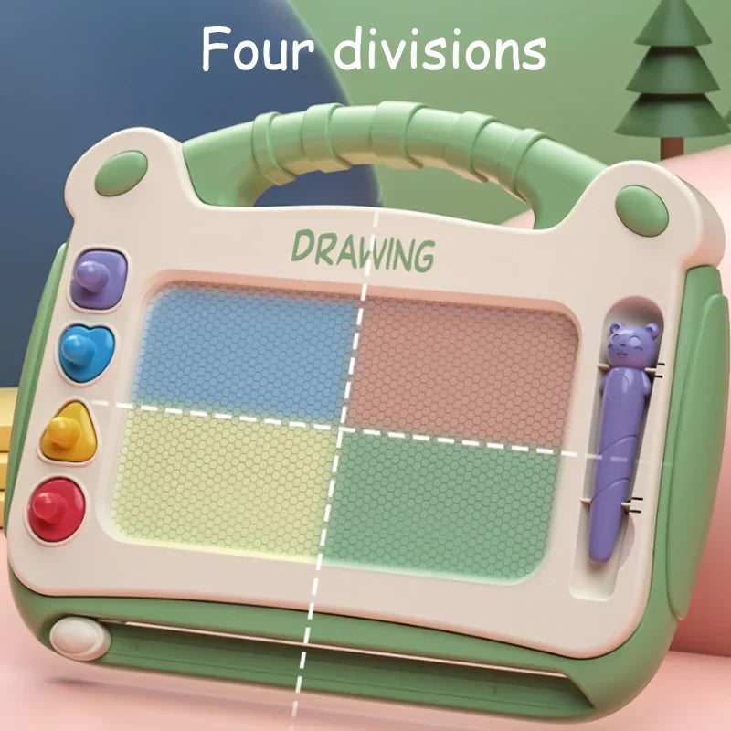 Colorful Magnetic Drawing Board for Kids - Graffiti WordPad Art Kit - ToylandEU