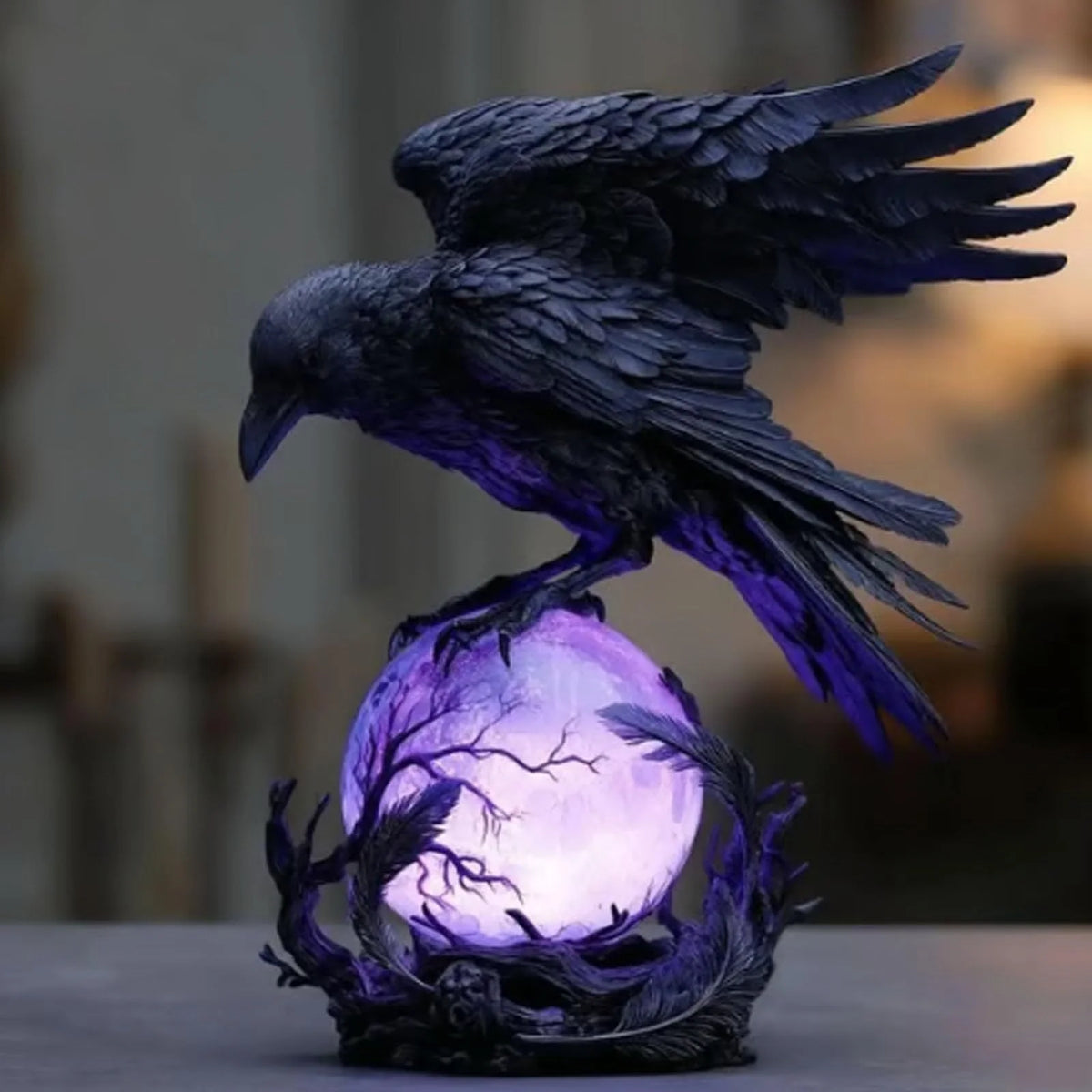 Gothic Eagle Night Light | USB Power Supply | Moonlight LED Glow