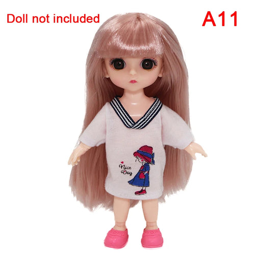 16CM BJD Doll Casual Fashion Princess Clothes Set ToylandEU.com Toyland EU