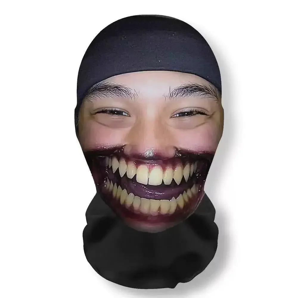 Comedy Costume Mask | Full Face Coverage | Nylon Material | Adult Party Wear