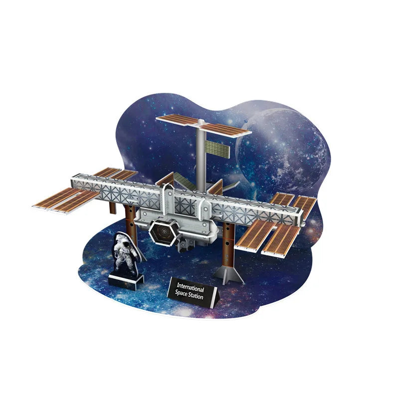 3D Puzzle | Space Model | Paper Craft DIY Kit | Multicolor