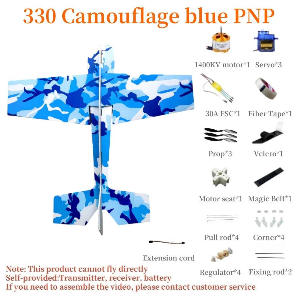 330 Rc Airplane 3D Mercury Fixed-Wing Magic Board Plane KIT - ToylandEU