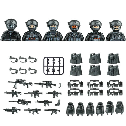 City SWAT Commando Figures Compatible with Major Building Blocks AliExpress Toyland EU