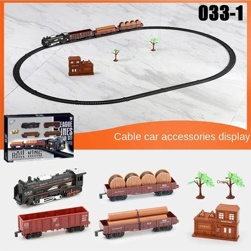 Christmas Electric Train Model with Track Railway Toys Battery ToylandEU.com Toyland EU