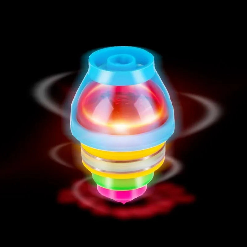 Hot 1Pcs Spinning Top Flash Luminous Spinning Tops Toy Colorful Top - ToylandEU