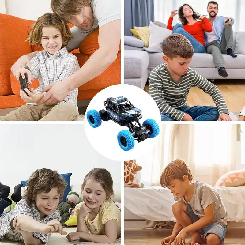 All-Weather 4WD RC Monster Truck - High-Speed Fun for All Ages!