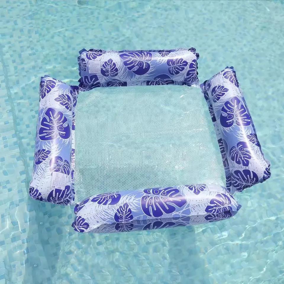 Water Hammock Recliner | One Size | Inflatable | Pool Float Chair
