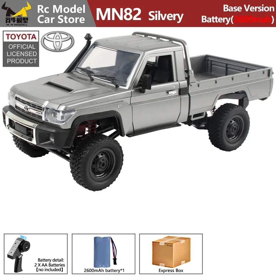 MN MODEL 1/12 4X4 Remote Control Diving Off-road Car Retro LC79 Truck Climbing All Terrain Vehicle Rock Crawler Toy for Adult - ToylandEU